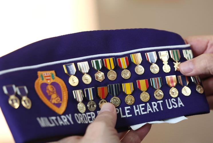 Cap with medals