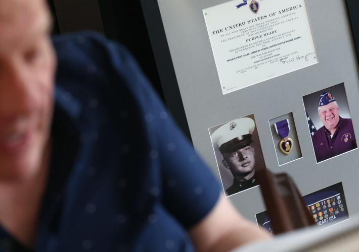 Purple Heart plaque